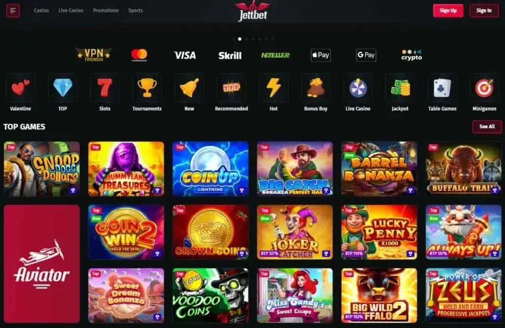 JettBet UK Casino & Sportsbook image 2